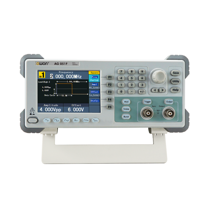 OWON AG051F 5MHz 125MS/s 14bits 1-Channel Plus Trigger Counter Arbitrary Waveform Generator