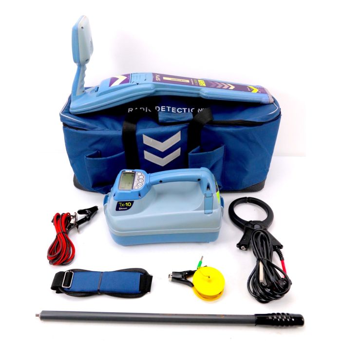 Radiodetection RD8100 PDL Cable and Pipe Locator W/ 10W Transmitter (Tx-10) & Clamp
