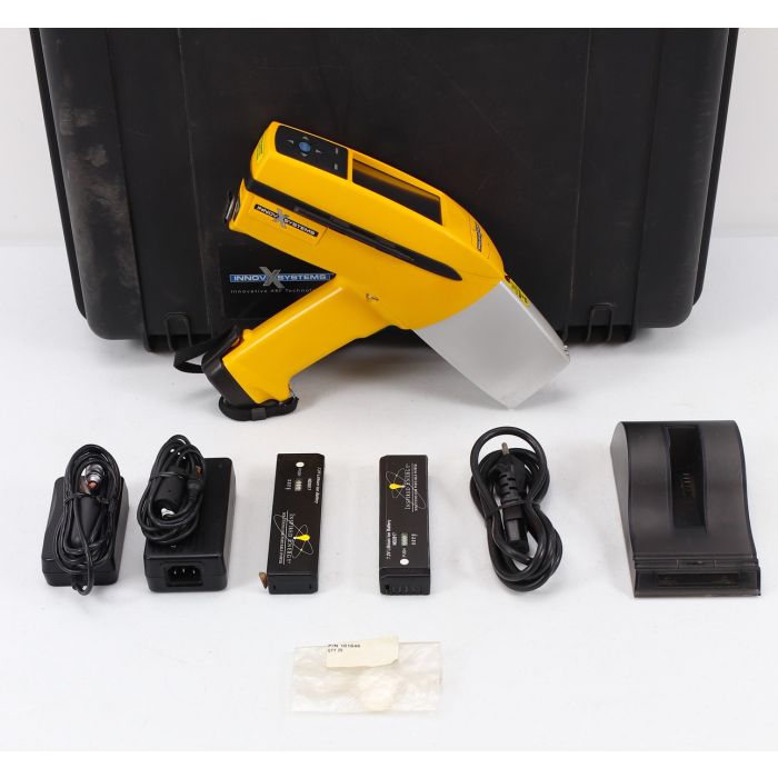 Innov-X Systems Omega OSD-2000 Handheld XRF Analyzer, Battery Charger Dock, Li-Ion Batteries, AC Adaptor/Charger, Kapton Windows, USB Connector, Wrist Strap, Harry Carrying Case