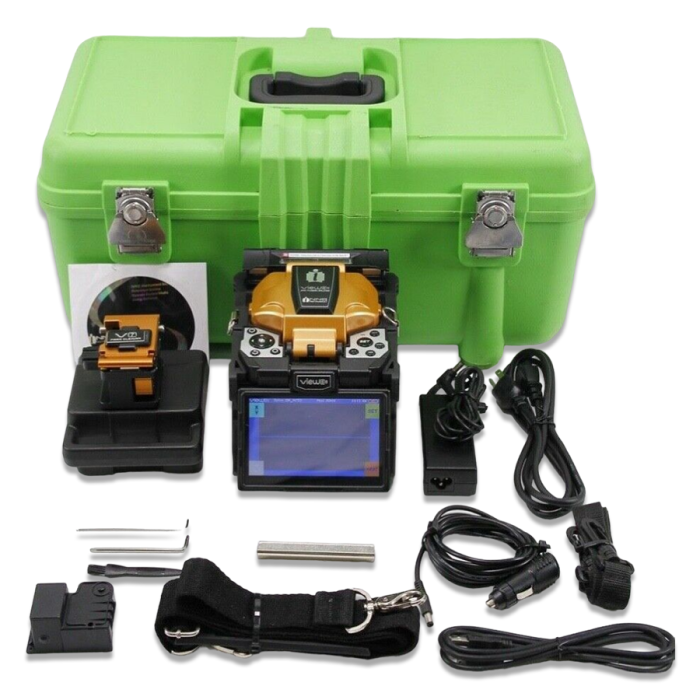 INNO View 6S SM MM Core Alignment Fiber Fusion Splicer w/ V7 Fiber Cleaver