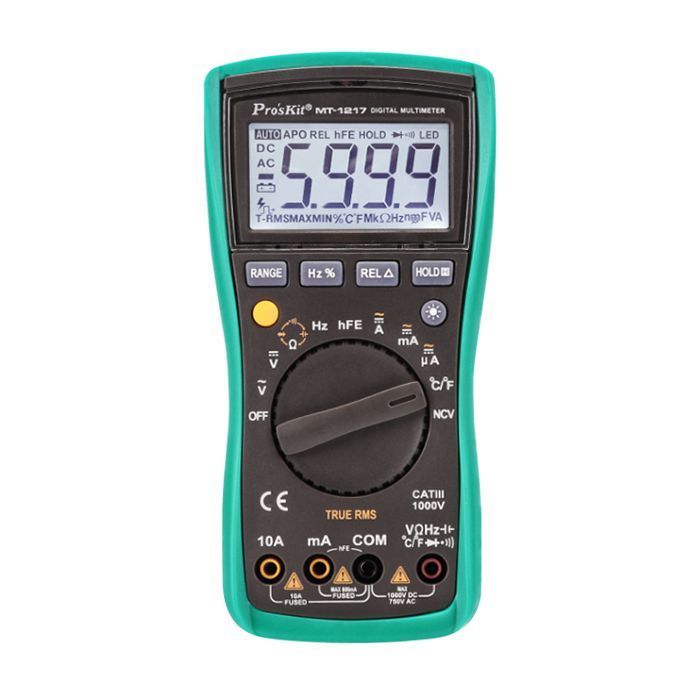 Eclipse Tools Pro'sKit 3-3/4 digits 3999 Counts Auto Range Digital Multimeter with Resistance, Frequency, Capacitance, Transistor Tests