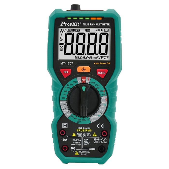 Eclipse Tools Pro'sKit 3-5/6 True-RMS Multimeter