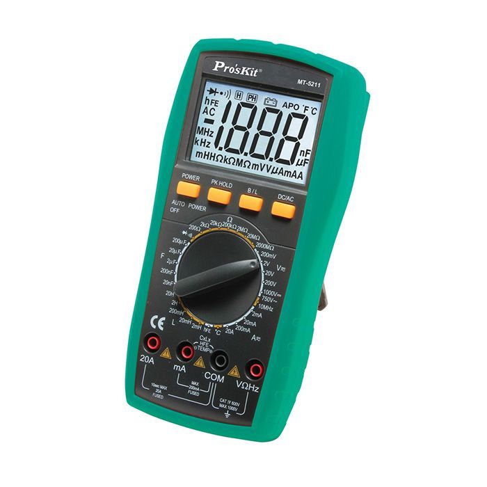 Eclipse Tools Pro'sKit 3-1/2 digits 1999 Counts Digital LCR Multimeter with Resistance, Capacitance, Inductance, Temperature, Frequency Tests
