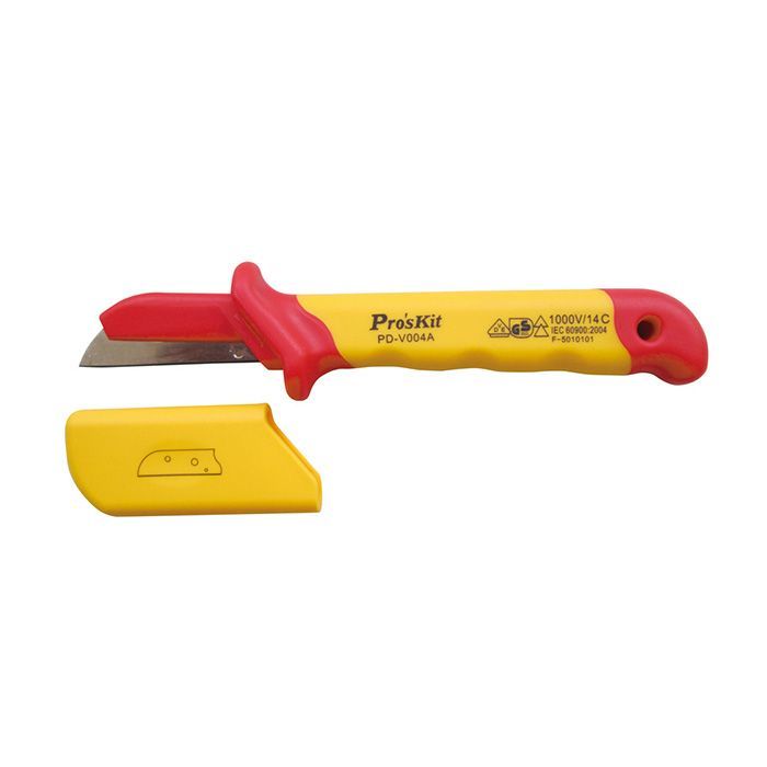 Eclipse Tools Pro'sKit 1000V Insulated Straight Blade Cable Knife