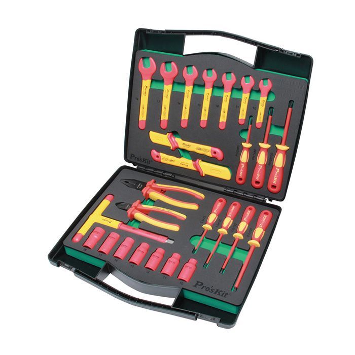 Eclipse Tools Pro'sKit 26Pc 1000V Insulated Tool Kit, Metric