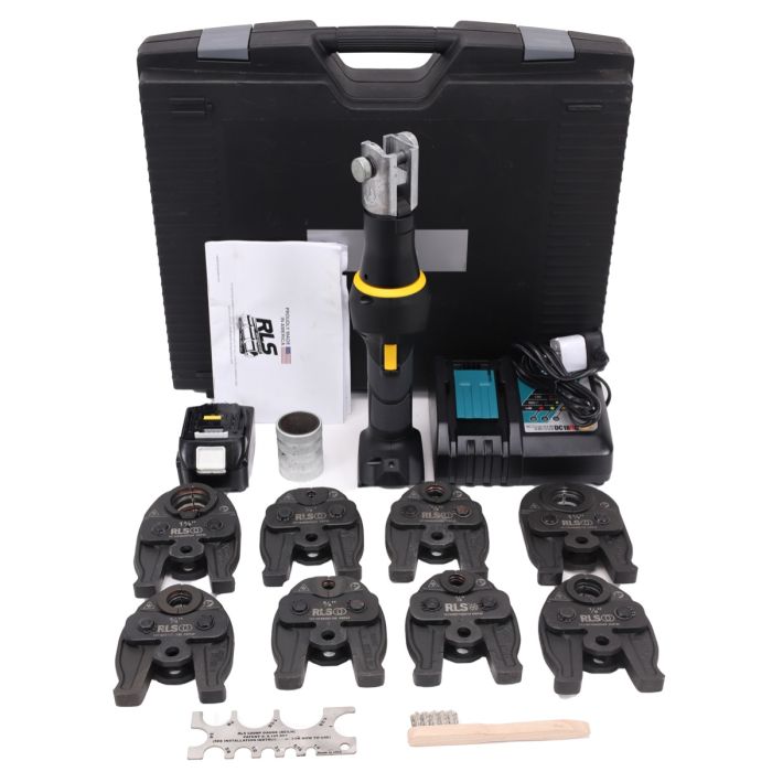 Klauke MAP 219 Mini battery-powered hydraulic pressing tool 19 kN, Pressing jaws, 1 3/8", 1 1/8", 3/8', 3/4", 1/4", 1/2", 5/8", 7/8"