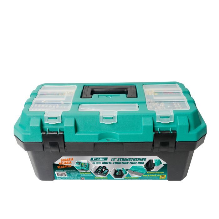 Eclipse Tools Pro'sKit Multi-Function Tool Box with Removable Tray