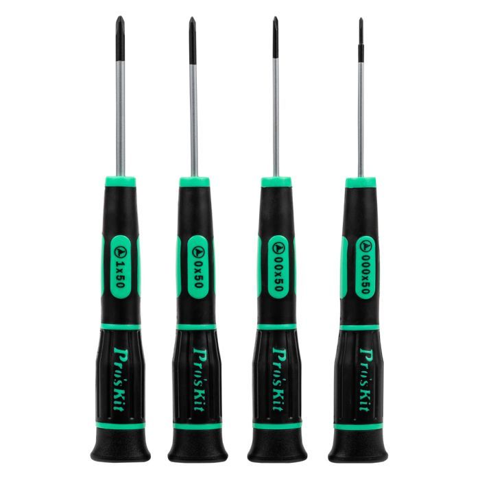 Eclipse Tools Pro'sKit 4 Piece Precision Screwdriver Set