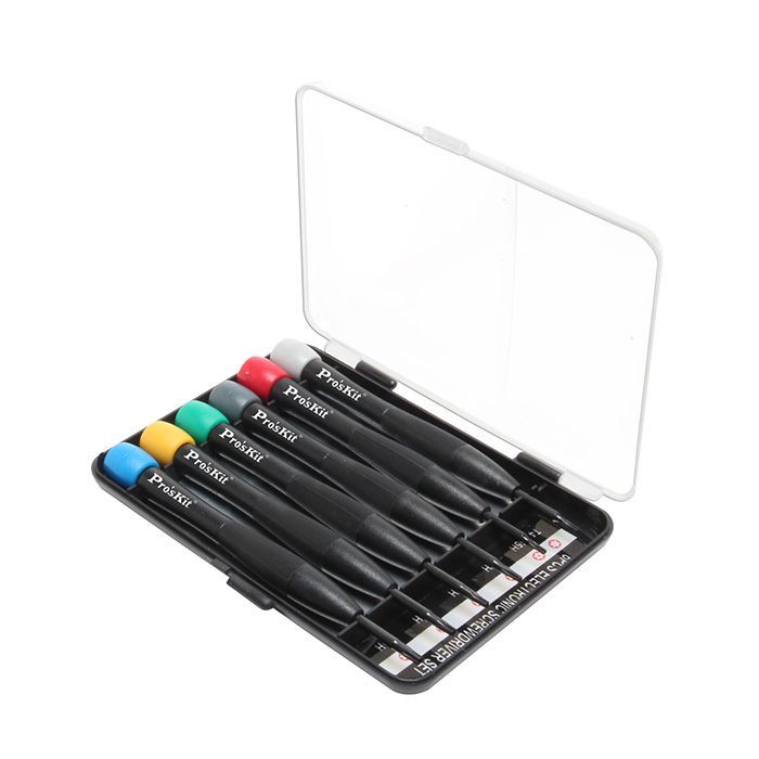 Eclipse Tools Pro'sKit 6 Piece Precision Star Tip Screwdriver Set