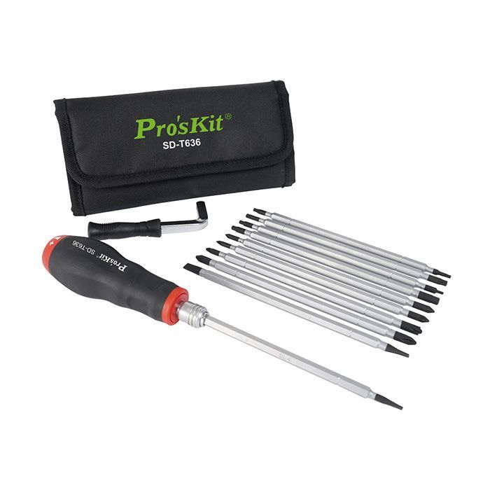 Eclipse Tools Pro'sKit 12 Piece Torque Screwdriver Set