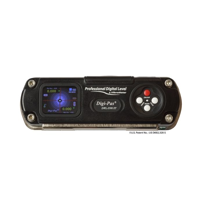 Digi-Pas DWL3500XY-Bluetooth 2-Axis Digital Master Precision Level & Inclinometer with BLUETOOTH, 0.0002”/ft (0.02mm/M) 6 Inch