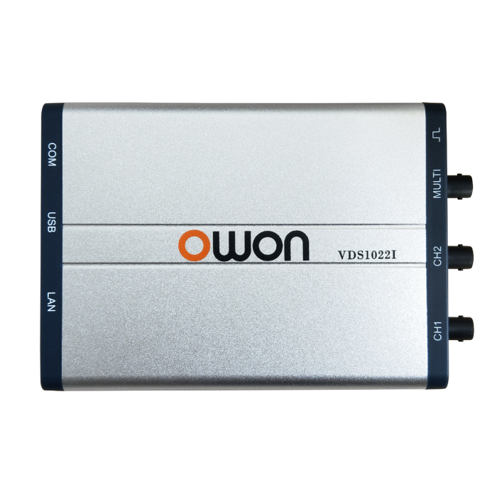OWON VDS1022I 25MHz 100MS/s 2+1-Multi Channel PC Oscilloscopes with 5K Record Length USB Isolation