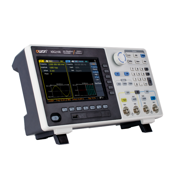 OWON XDG2100 100MHz 500Ms/s 14bits 2-Channel 10M Pts Length Arbitrary Waveform Generator