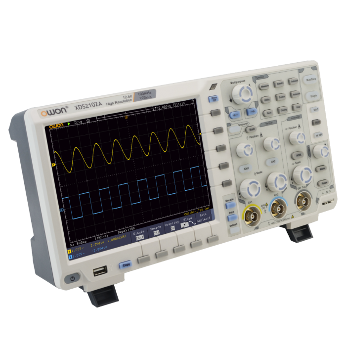 OWON XDS2102A 2CH 12Bits 100MHz Economical Digital Oscilloscope