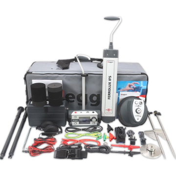 Megger Digiphone+2 Receiver Unit, Headset, Sensor Unit, Telescopic Handl, Tip Tripod, Sensor Connection Cable, Set of Batteries, Carrying Bag With Foam Inserts, Manual 