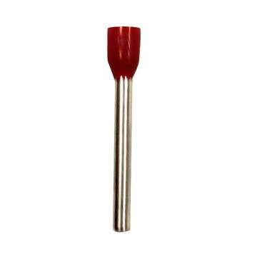 Eclipse Tools Pro'sKit Insulated Red Wire Ferrules, 24 AWG x 16mm, 200 pcs