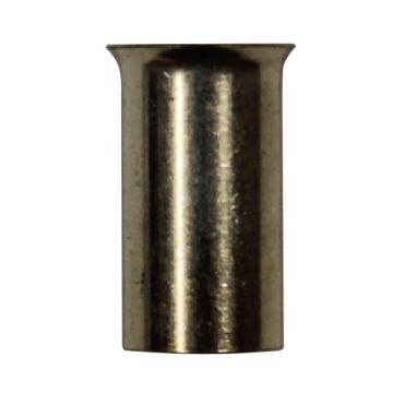 Eclipse Tools Pro'sKit Uninsulated Wire Ferrules, 4 AWG x 15mm, 200 pcs