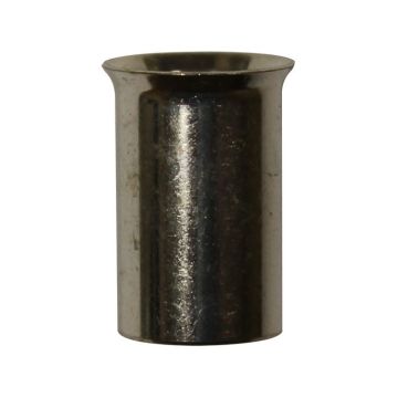 Eclipse Tools Pro'sKit Uninsulated Wire Ferrules, 1/0 AWG x 18mm, 100 pcs