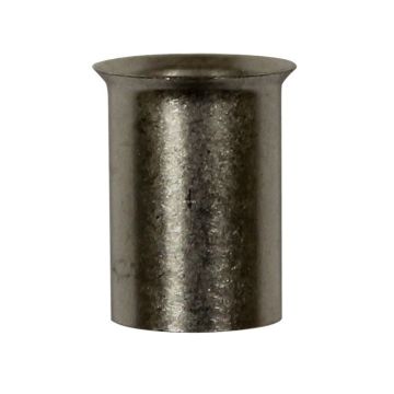 Eclipse Tools Pro'sKit Uninsulated Wire Ferrules, 4 AWG x 12mm, 100 pcs