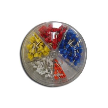 Eclipse Tools Pro'sKit Insulated Wire Ferrules Assortment Pack, 20-14 AWG