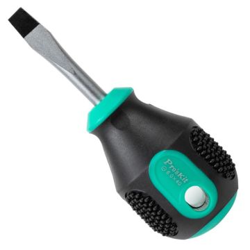 Eclipse Tools Pro'sKit Stubby 6mm Flat Blade