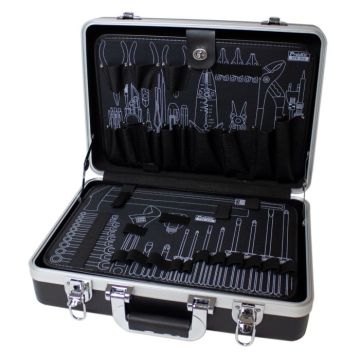 Eclipse Tools Pro'sKit Black Impact Resistant ABS Tool Case with 2 Pallets