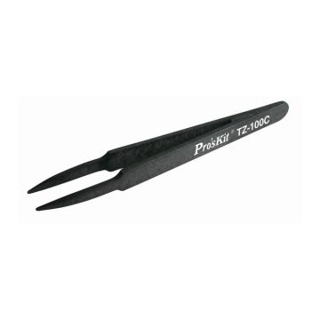 Eclipse Tools Pro'sKit ESD Safe Tweezers - Round Tip