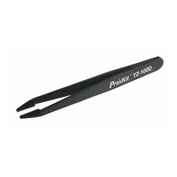 Eclipse Tools Pro'sKit ESD Safe Tweezers - Flat Tip