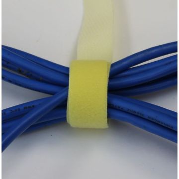 Eclipse Tools Pro'sKit Hook & Loop Tape, 3/4 " Wide, Yellow, 50FT Roll