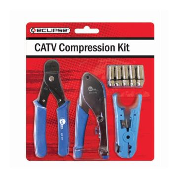 Eclipse Tools Pro'sKit CATV Compression Tool Bundle