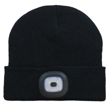 Eclipse Tools Pro'sKit USB LED Rechargeable Beanie Headlight Black