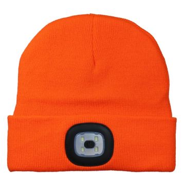 Eclipse Tools Pro'sKit USB LED Rechargeable Beanie Headlight Orange