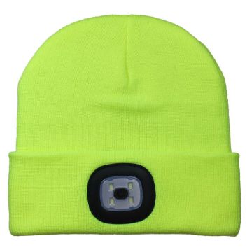 Eclipse Tools Pro'sKit USB LED Rechargeable Beanie Headlight Yellow