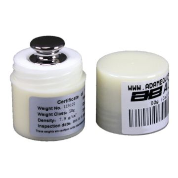 Adam Equipment Stainless Steel Calibration Weight - ASTM 1 - 50g
