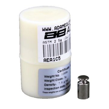 Adam Equipment Stainless Steel Calibration Weight - ASTM 2 -5g