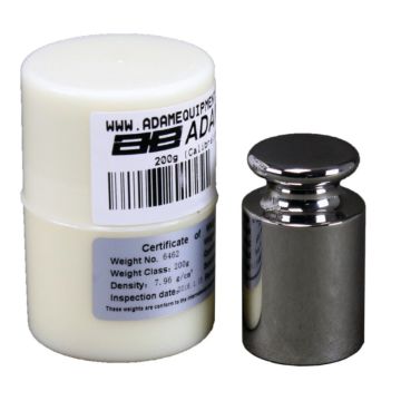 Adam Equipment Stainless Steel Calibration Weight - ASTM 2 - 200g
