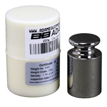 Adam Equipment Stainless Steel Calibration Weight - ASTM 3 - 200g