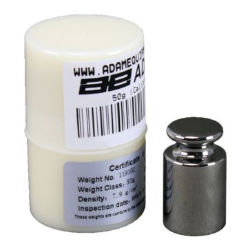Adam Equipment Stainless Steel Calibration Weight - ASTM 4 - 50g