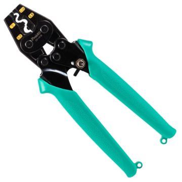 Eclipse Tools Pro'sKit Ratcheted Crimper for Non-Insulated Terminals AWG 22-10