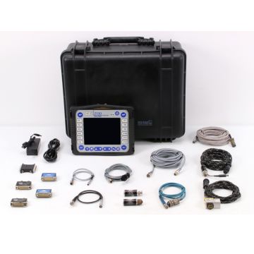 Emerson CSi 2130 Health Analyzer, Duel Channel Analyzer Accelerometer Adapter, 404B IR Phototach, 404C Adapter Cable, Accel Adapter Model 628A, Dual Volts Adapter Model A06290V, 613 Accel Adapter,  620 Voltage Adapter, Power Cord, Carrying Case