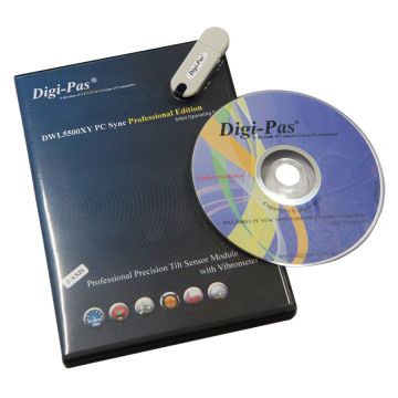 Digi-Pas DWL5500XY-SW PC Sync PRO Software for DWL5500XY 2-AXIS HIGH-Precision Digital Inclination Sensor Module, Tilt Angle Sensor, Inclinometer