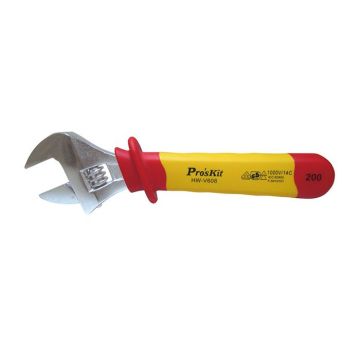 Eclipse Tools Pro'sKit VDE 1000V Insulated 8" Adjustable Wrench