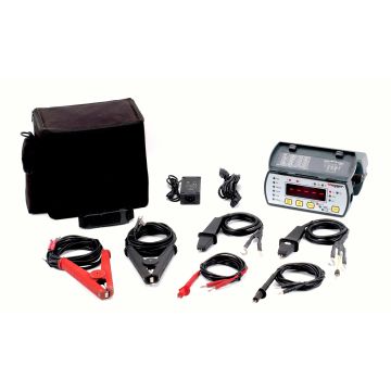 Megger DLRO10, Megger Duplex Handspike, Duplex Probe, Heavy Duty Kelvin Clip with Duplex Test Lead, Power Cord, Carrying Case