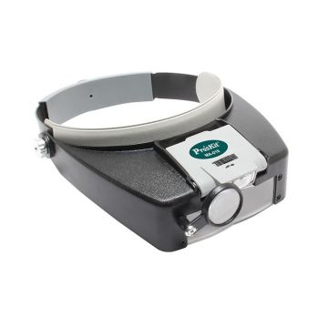 Eclipse Tools Pro'sKit Adjustable Magnification Headband/Visor Light