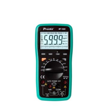 Eclipse Tools Pro'sKit 3-5/6 digits 5999 Counts Dual Display Digital Multimeter with USB, Resistance, Frequency, Capacitance, Diode, Transistor Tests