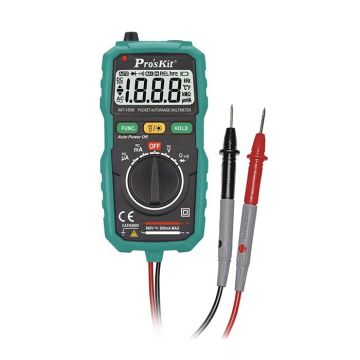 Eclipse Tools Pro'sKit 3-1/2 digits 1999 Counts Pocket Auto-range Multimeter with Built-in Leads and Resistance, Diode Tests