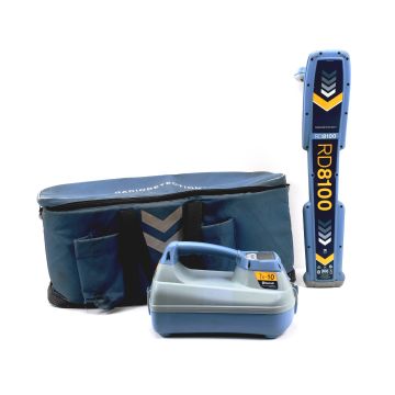 Radiodetection RD8100 PDLG Cable and Pipe Locator, Radiodetection 10W Transmitter (Tx-10), Carrying Bag