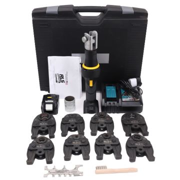 Klauke MAP 219 Mini battery-powered hydraulic pressing tool 19 kN, Pressing jaws, 1 3/8", 1 1/8", 3/8', 3/4", 1/4", 1/2", 5/8", 7/8"