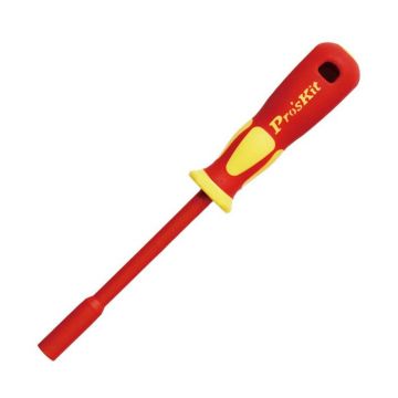 Eclipse Tools Pro'sKit Nut Driver, VDE 1000V Insulated 1/4"x125
