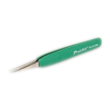 Eclipse Tools Pro'sKit Tweezer, ESD-Safe, Soft-Grip, Extremely Fine and Sharp Tip